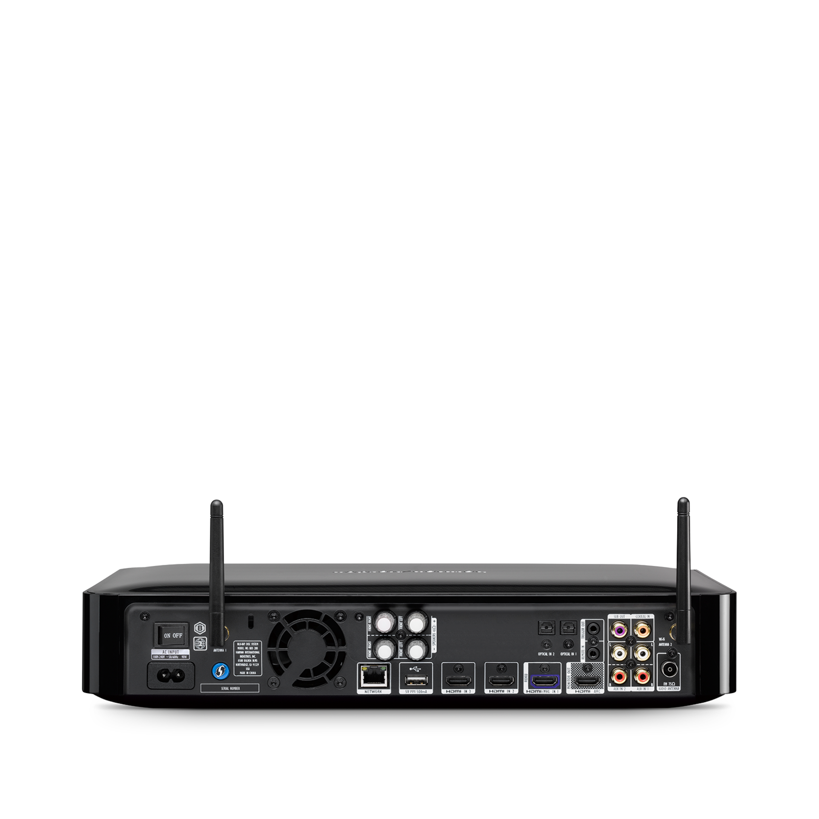 BDS 485S - Black - 2.1-channel, 330-watt, 4K upscaling Blu-ray Disc™ System with Spotify Connect, AirPlay and Bluetooth® technology. - Detailshot 4